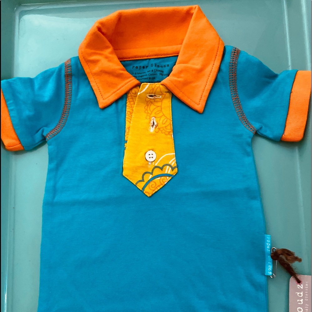PAPER CLOUDZ Baby Shirt 0-3 months NEW NWOT